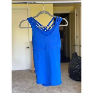 LULULEMON ROYAL BLUE CRISS-CROSS TANK💙